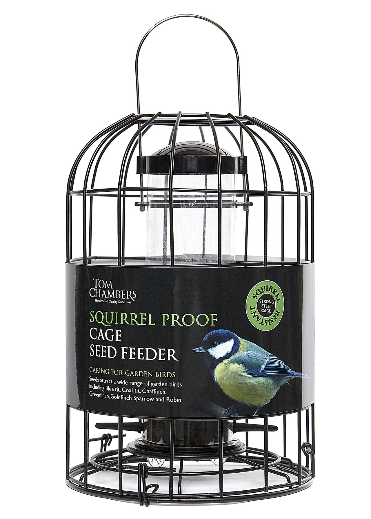 Tom Chambers Squirrel Proof Cage Seed Feeder Dobbies Garden Centres