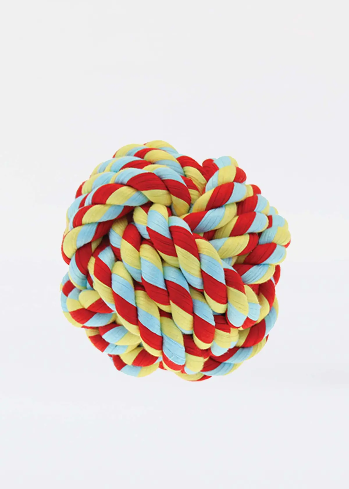 A photo of Happy Pet Multicoloured Rope Ball