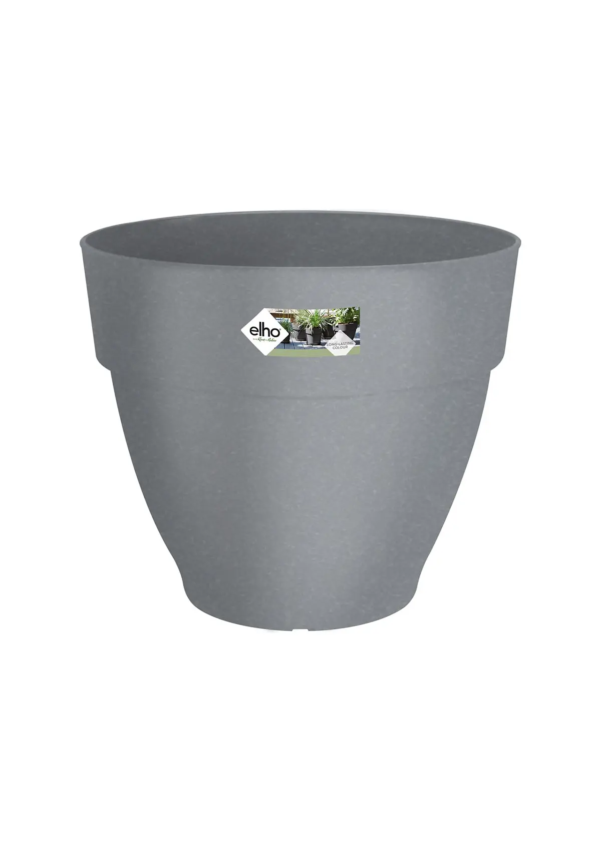A photo of Elho Vibia Campana Pot 30cm Concrete