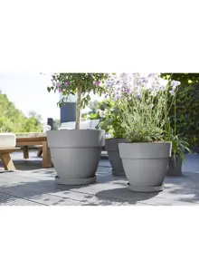Elho Vibia Campana Pot 30cm Concrete
