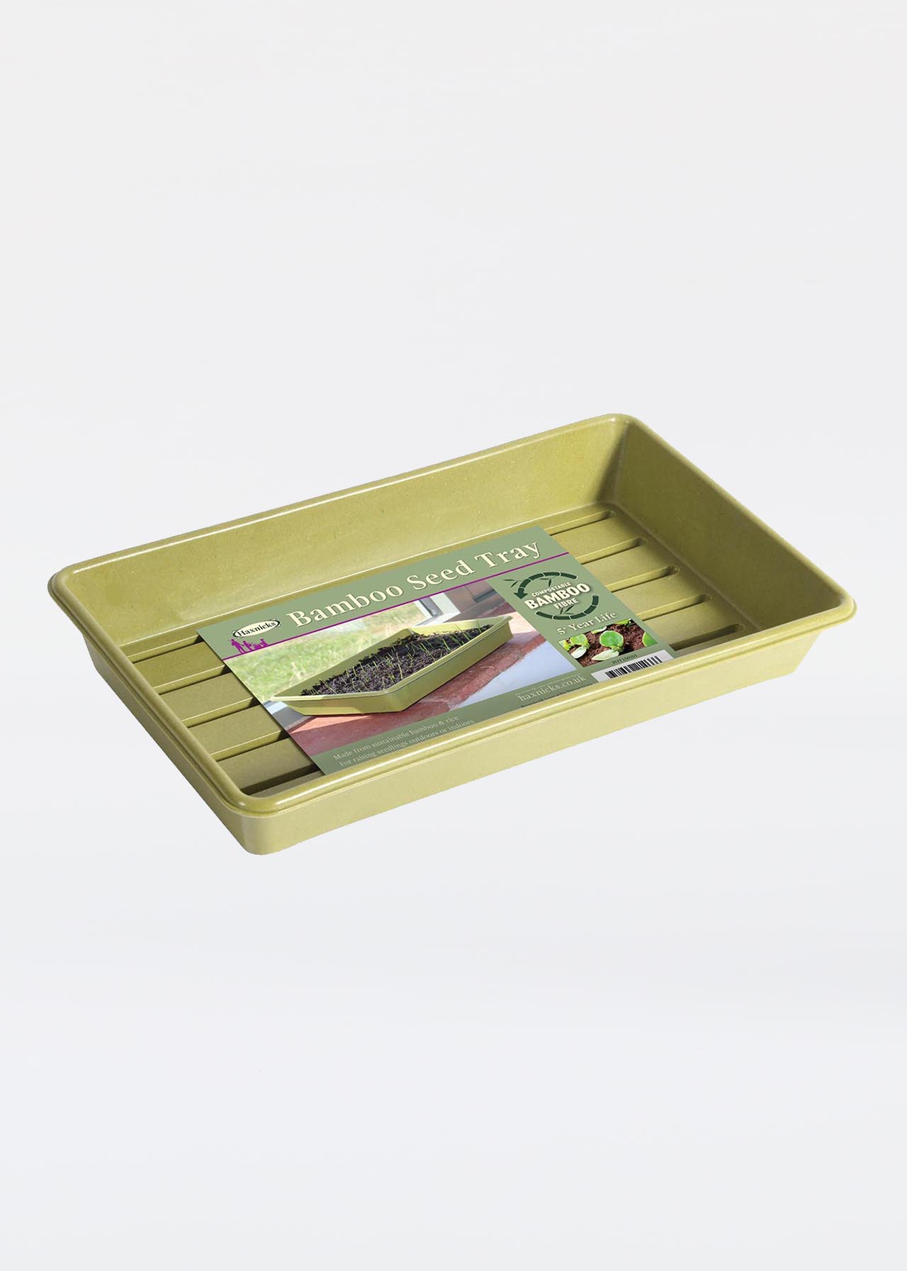 Haxnicks Bamboo Seed Tray Green
