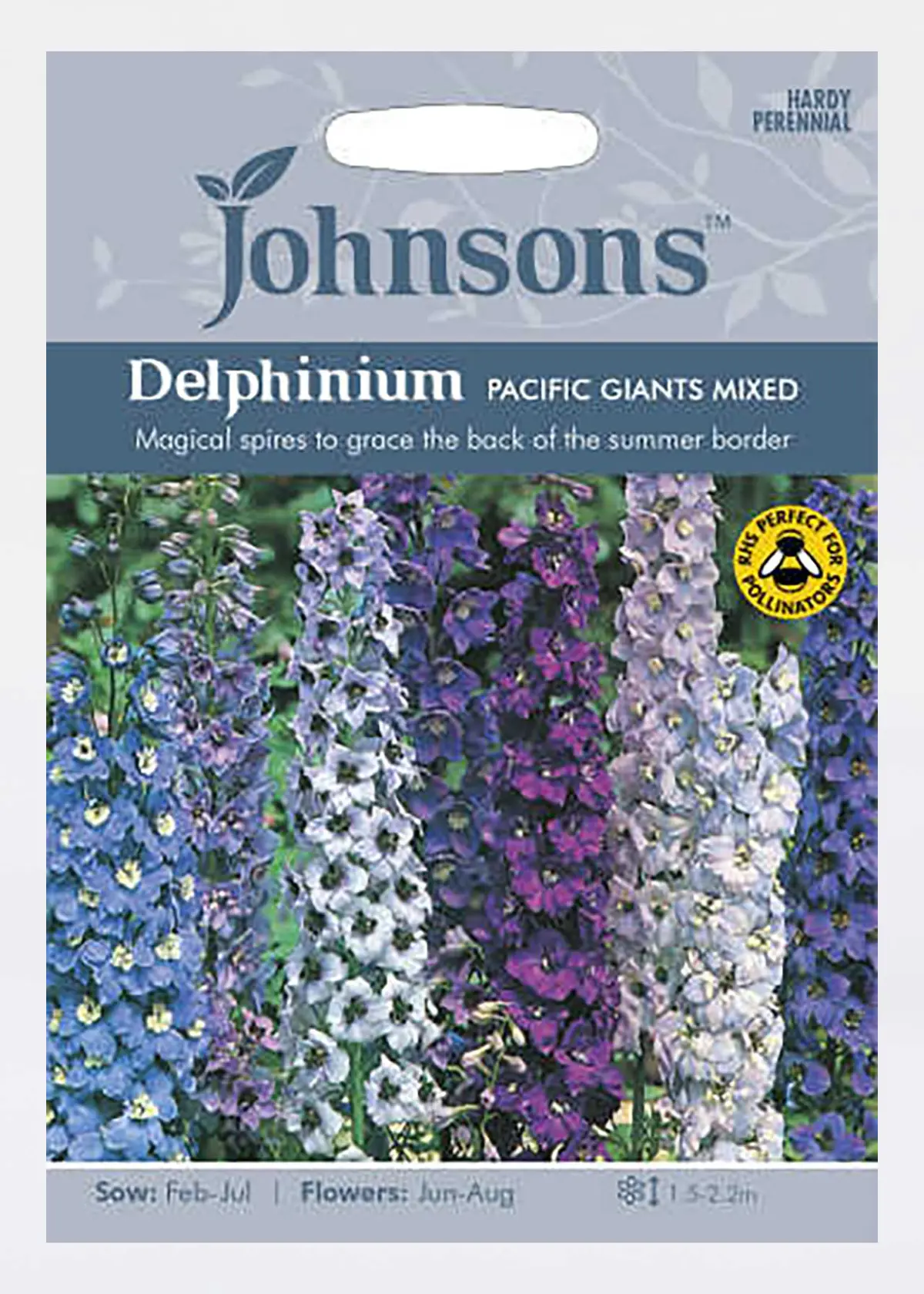 A photo of Delphinium Pacific Giants Mixed Seeds