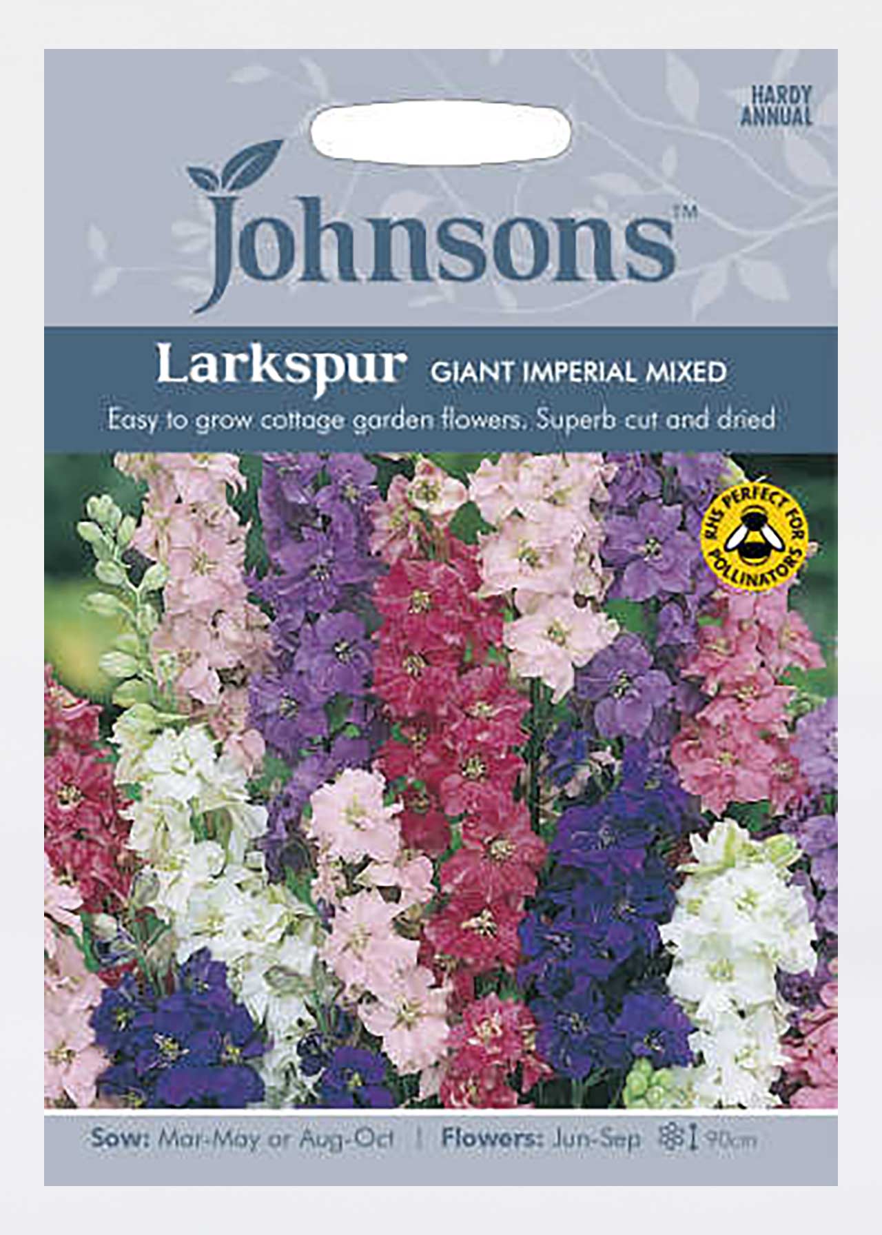 Larkspur Giant Imperial Mixed Seeds Dobbies Garden Centres