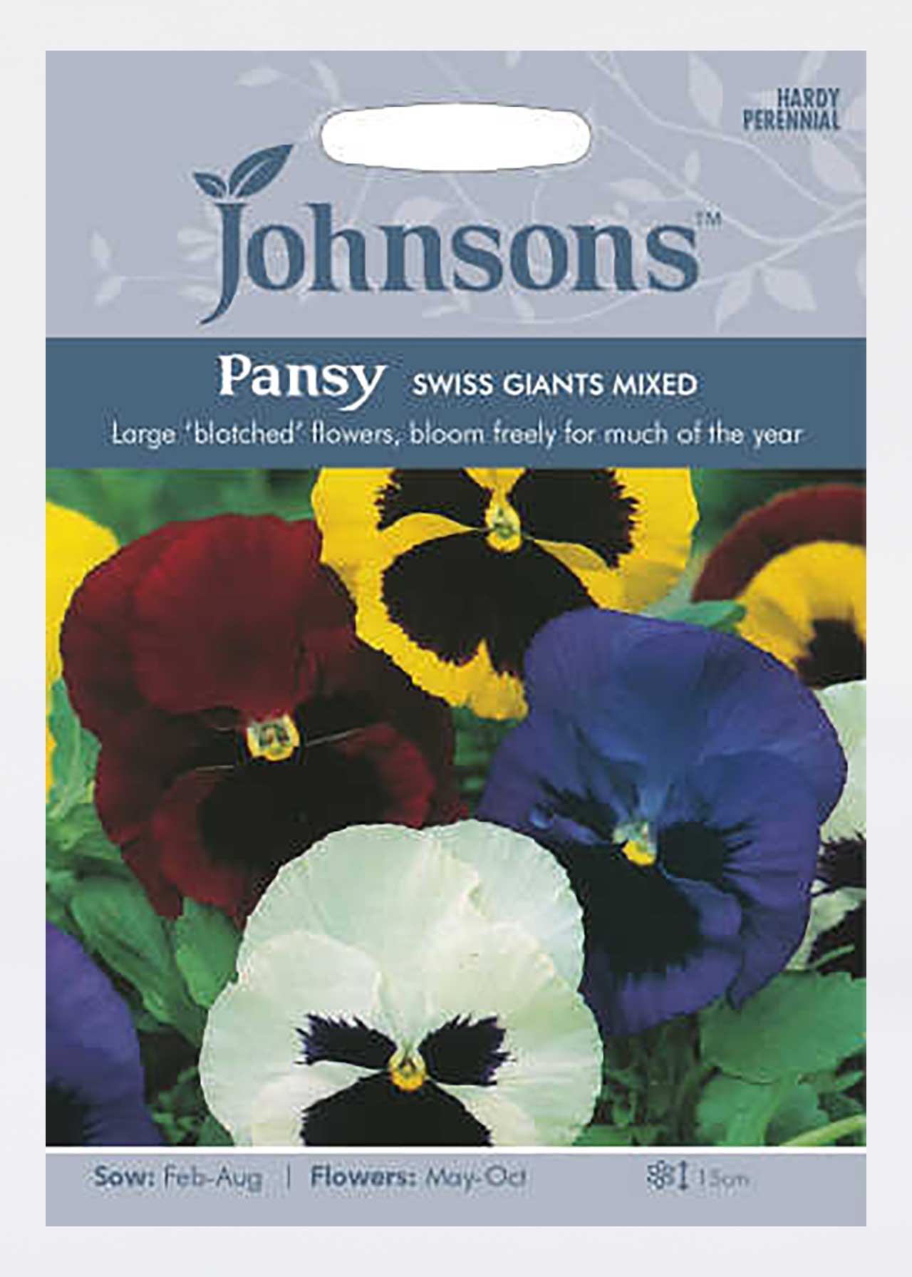 Pansy Swiss Giants Mixed Seeds