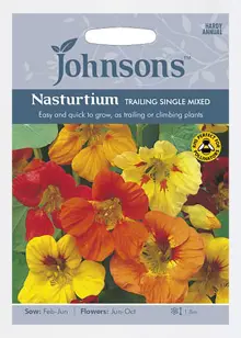 Nasturtium Trailing Single Mixed Seeds
