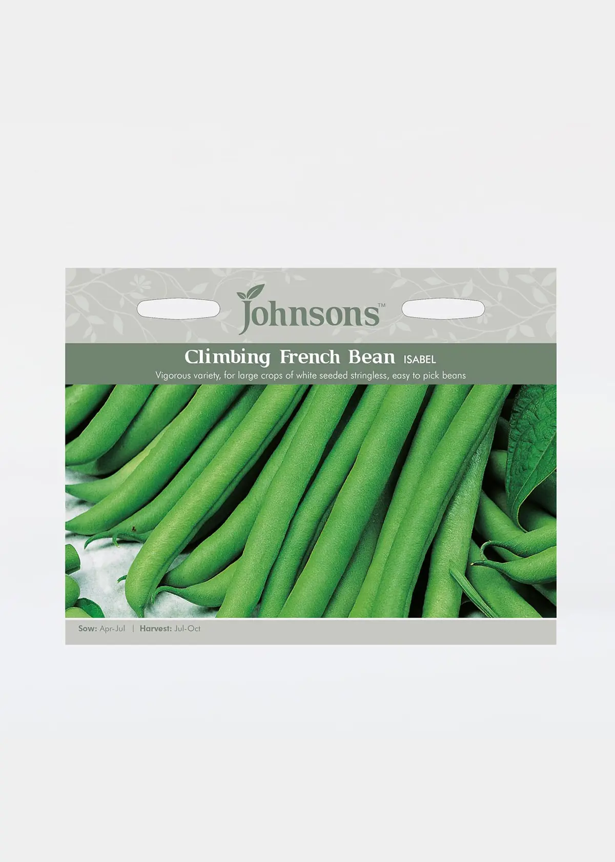 A photo of Climbing French Bean Isabel Seeds