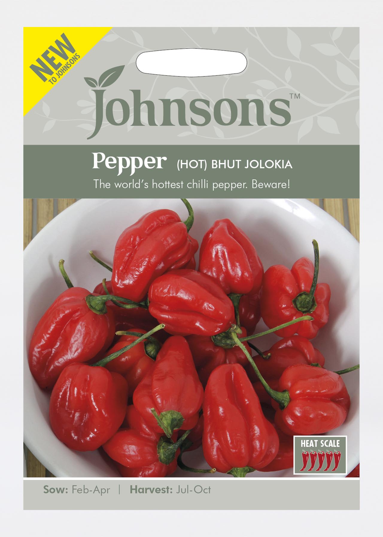 Pepper (Hot) Bhut Jolokia Seeds