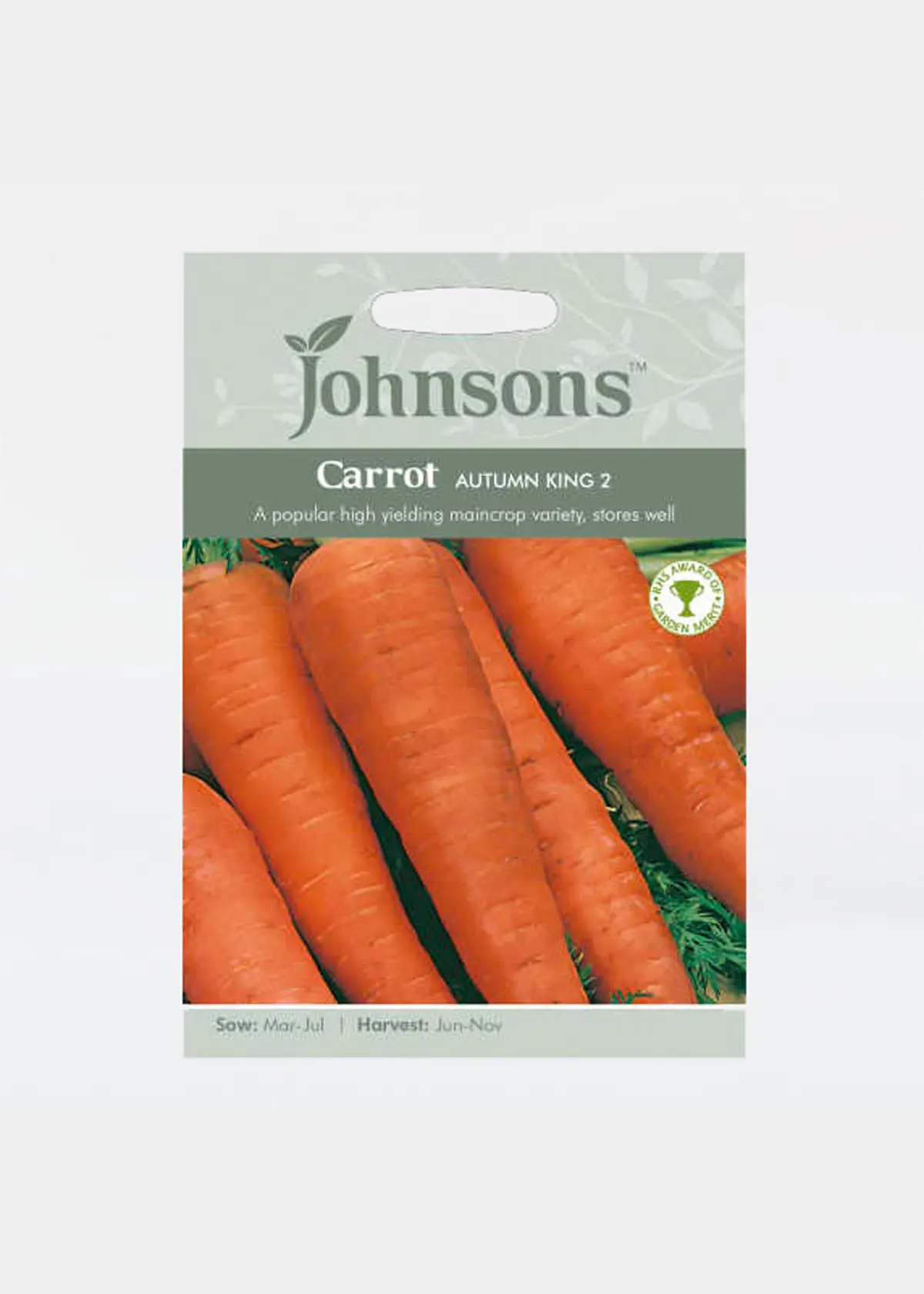 A photo of Carrot Autumn King 2 Seeds