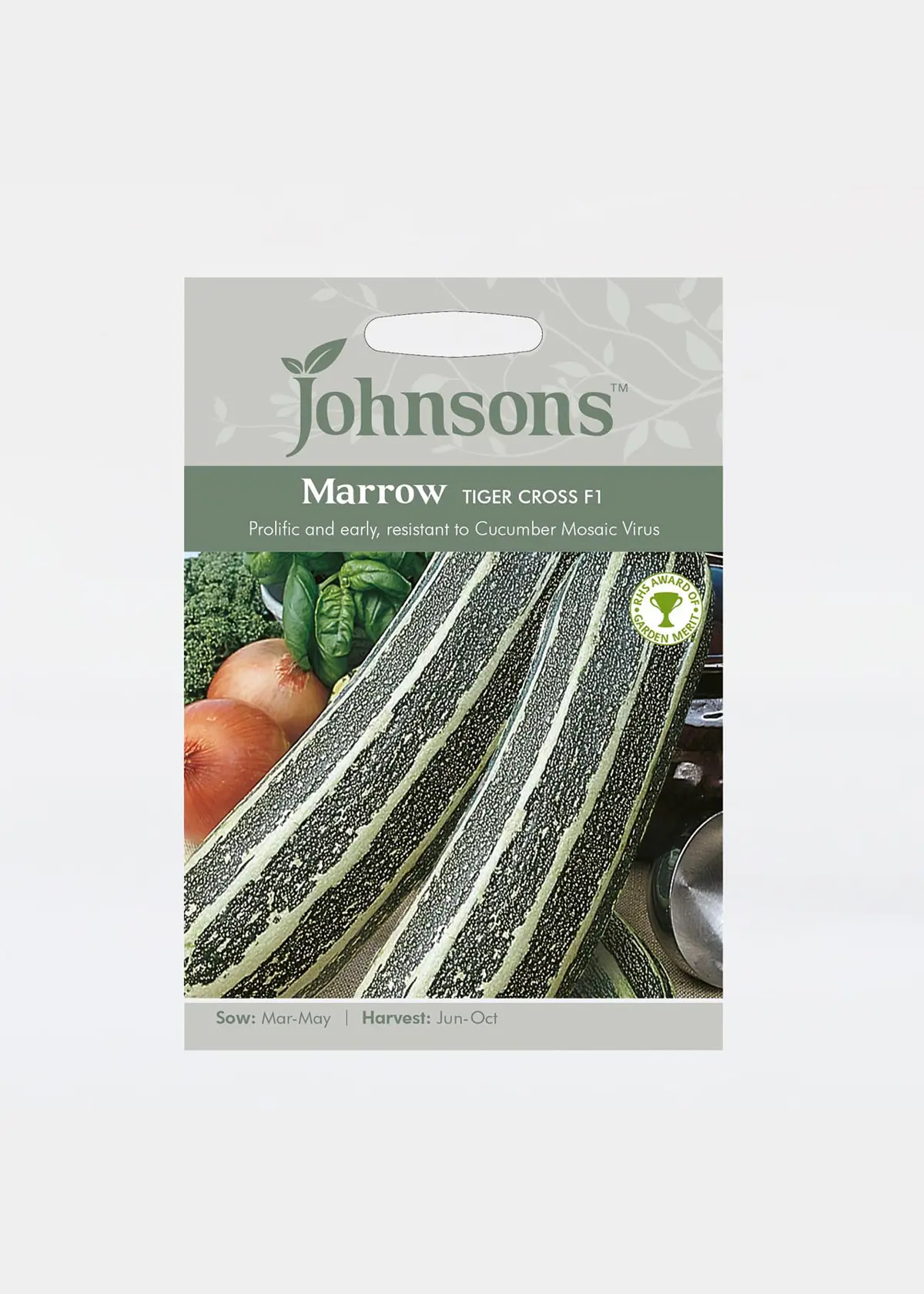 A photo of Marrow Tiger Cross F1 Seeds