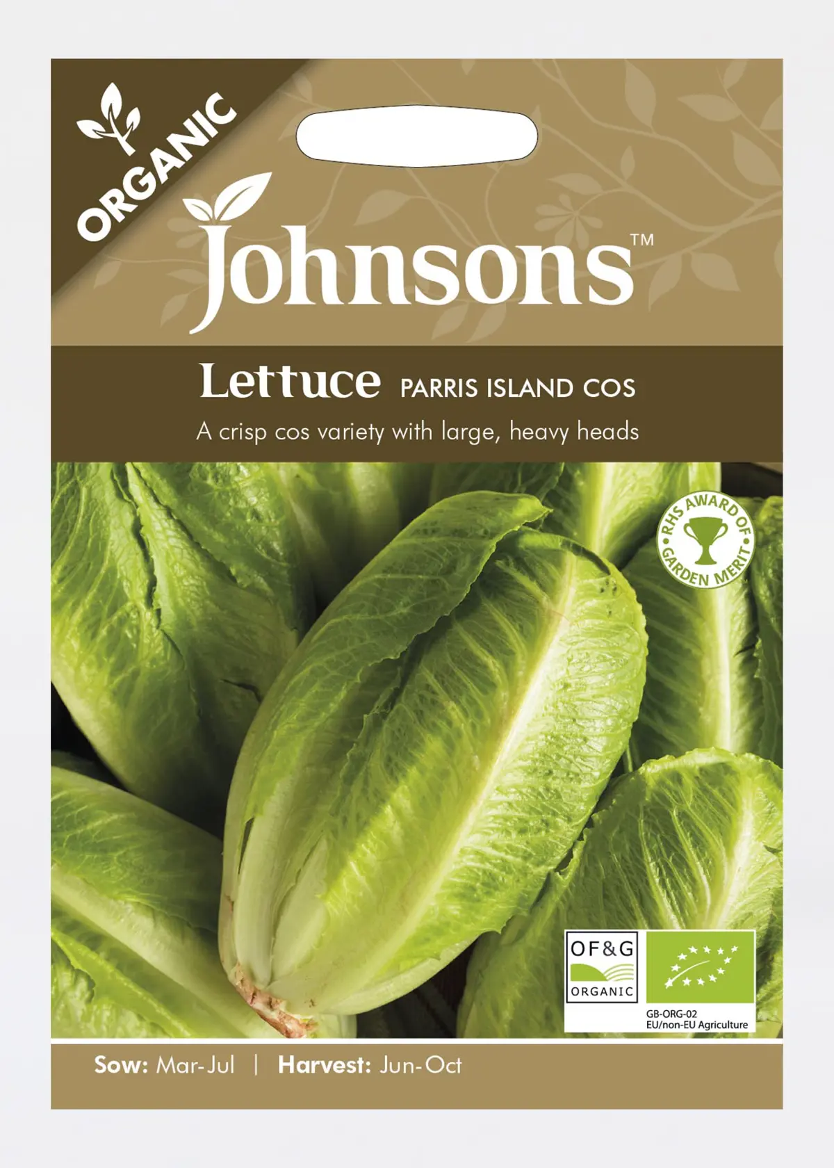 A photo of Lettuce Parris Island Cos Seeds