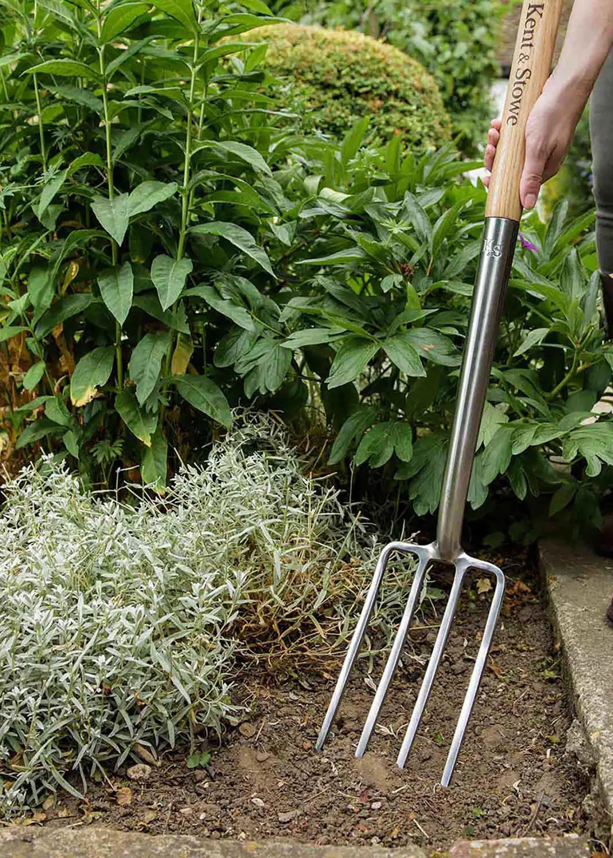 A photo of Kent & Stowe Stainless Steel Digging Fork