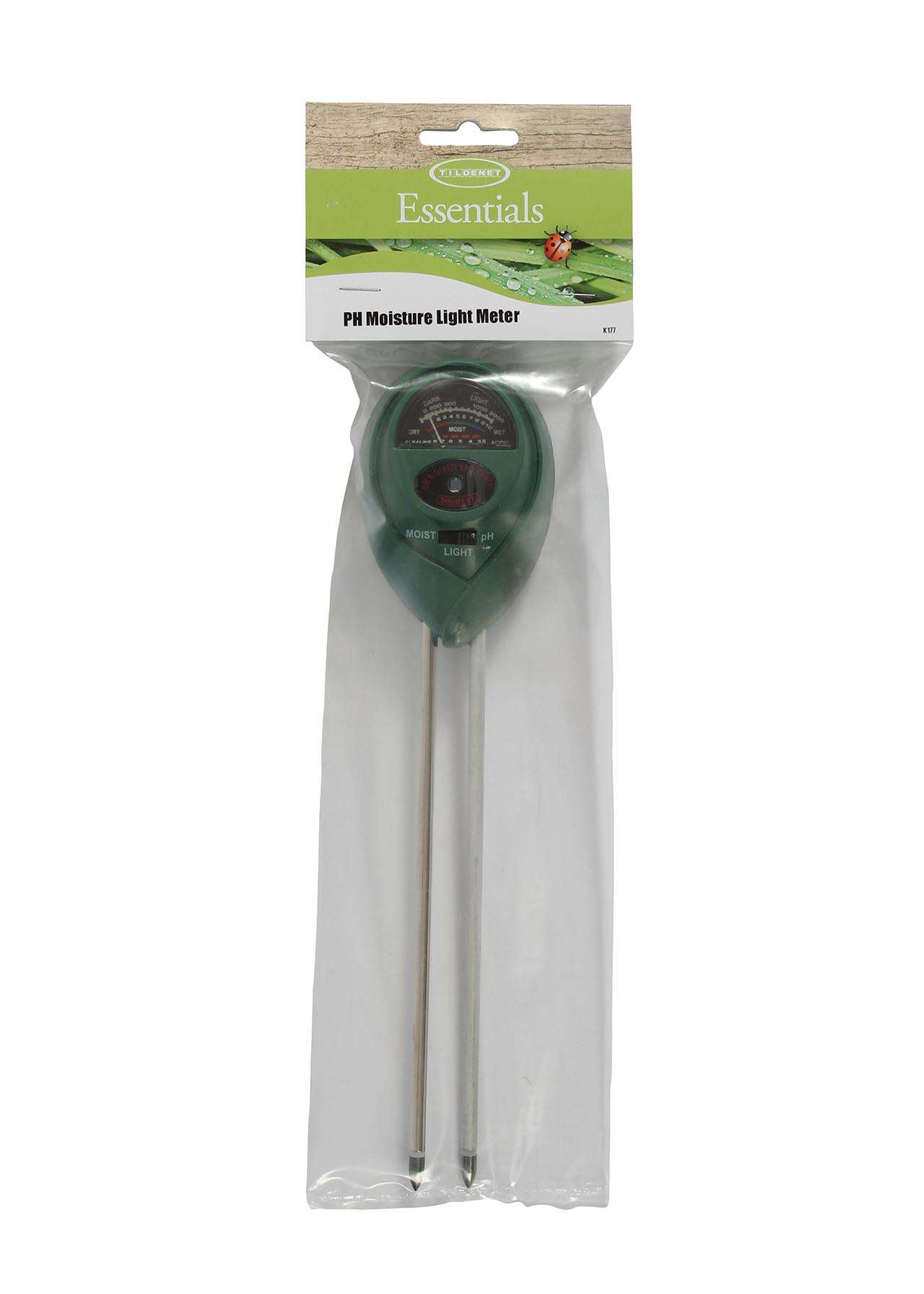 Outdoor pH, Moisture & Light Meter