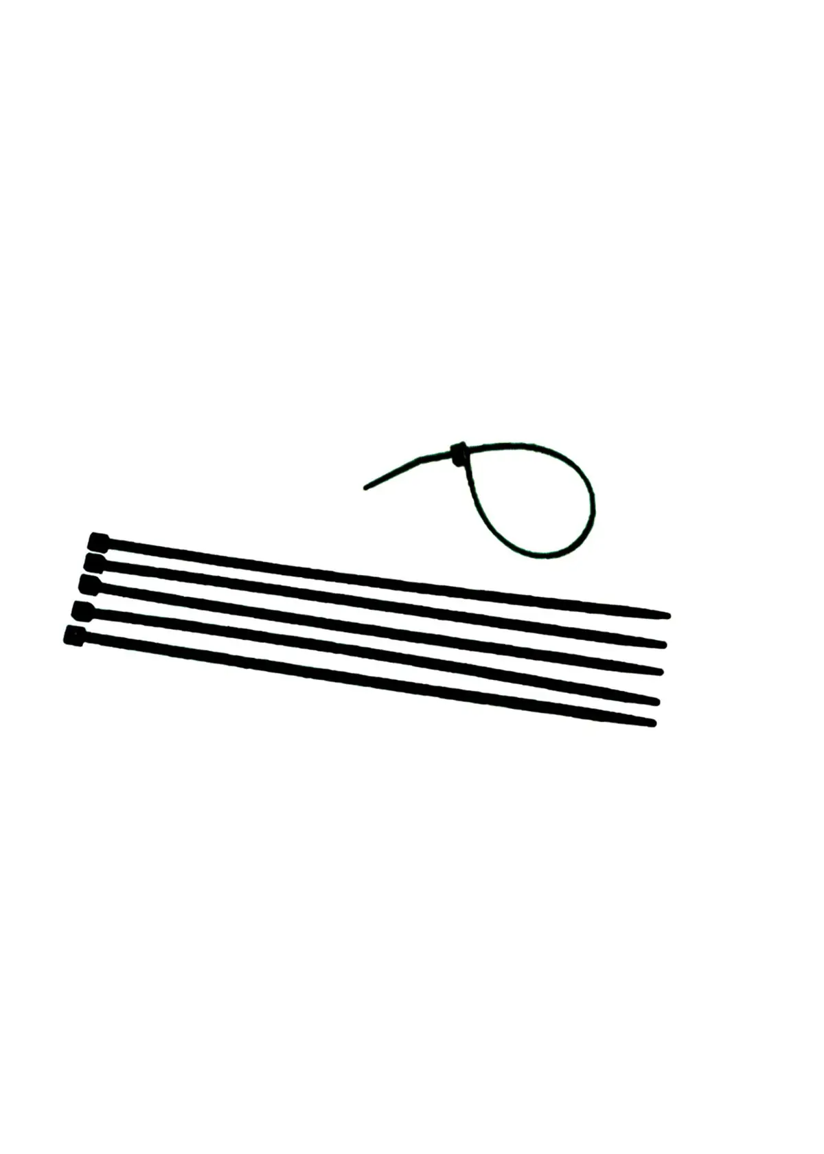 A photo of Black 11" Cable Ties