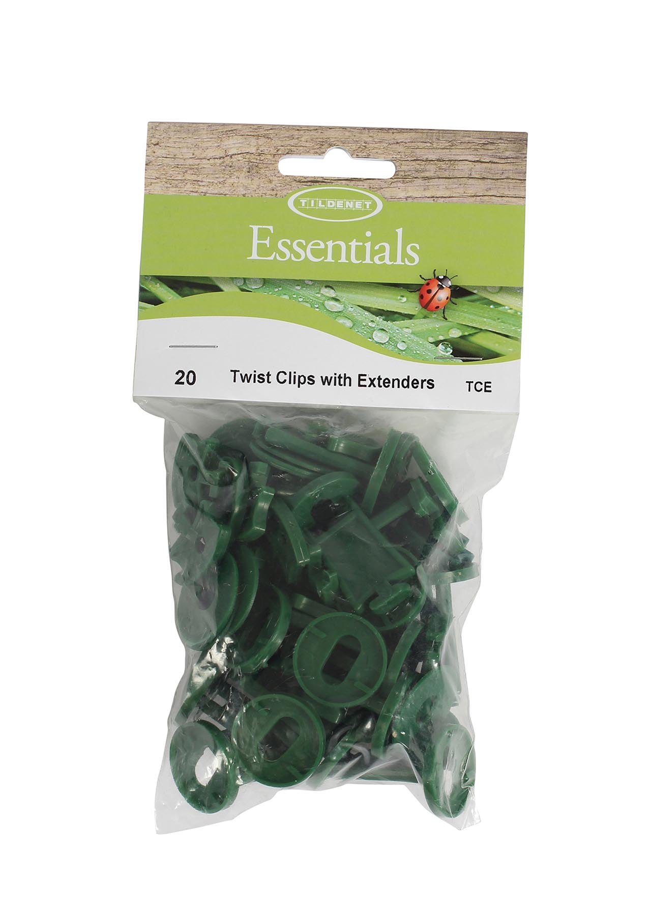 Pack of 20 Twist Clips with Extenders