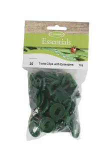 Pack of 20 Twist Clips with Extenders