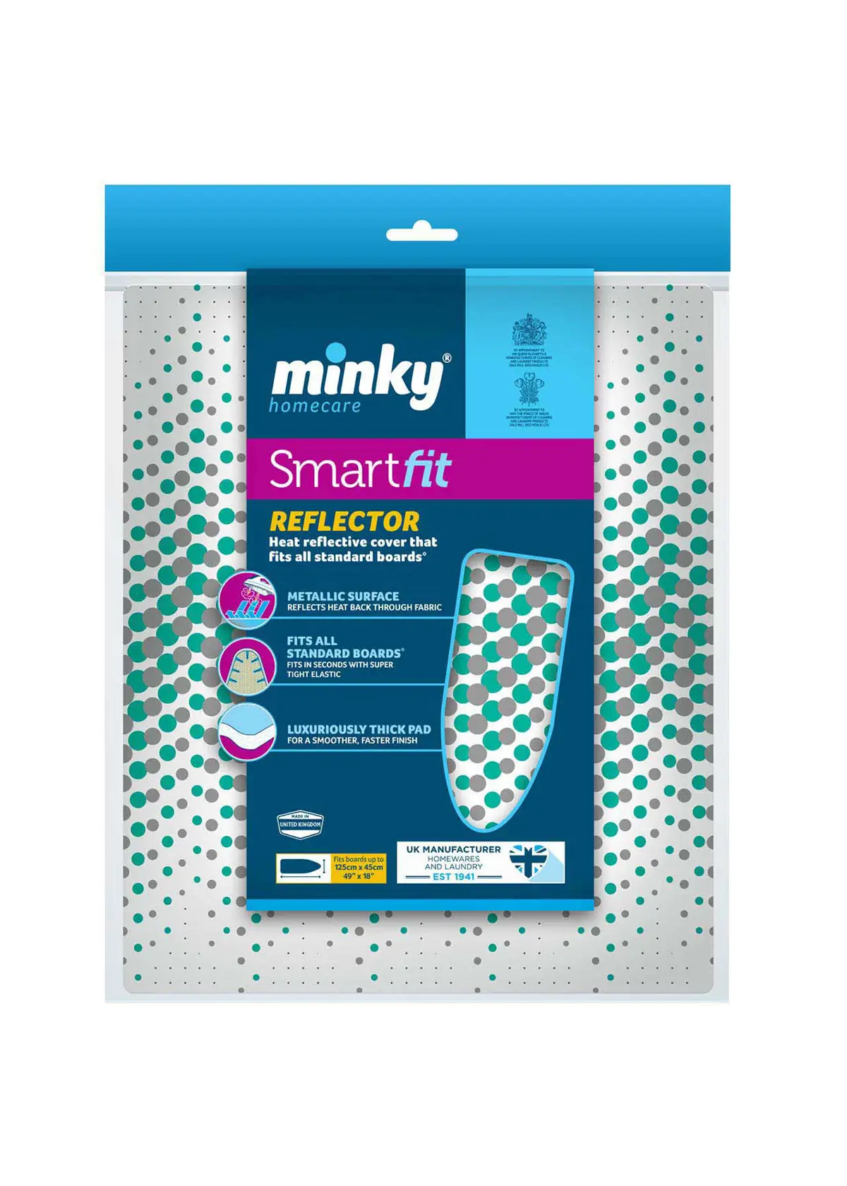 A photo of Minky Smartfit Reflector Cover 125x45cm