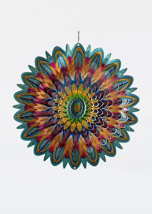 A photo of Mandala Flower 12" Wind Spinner