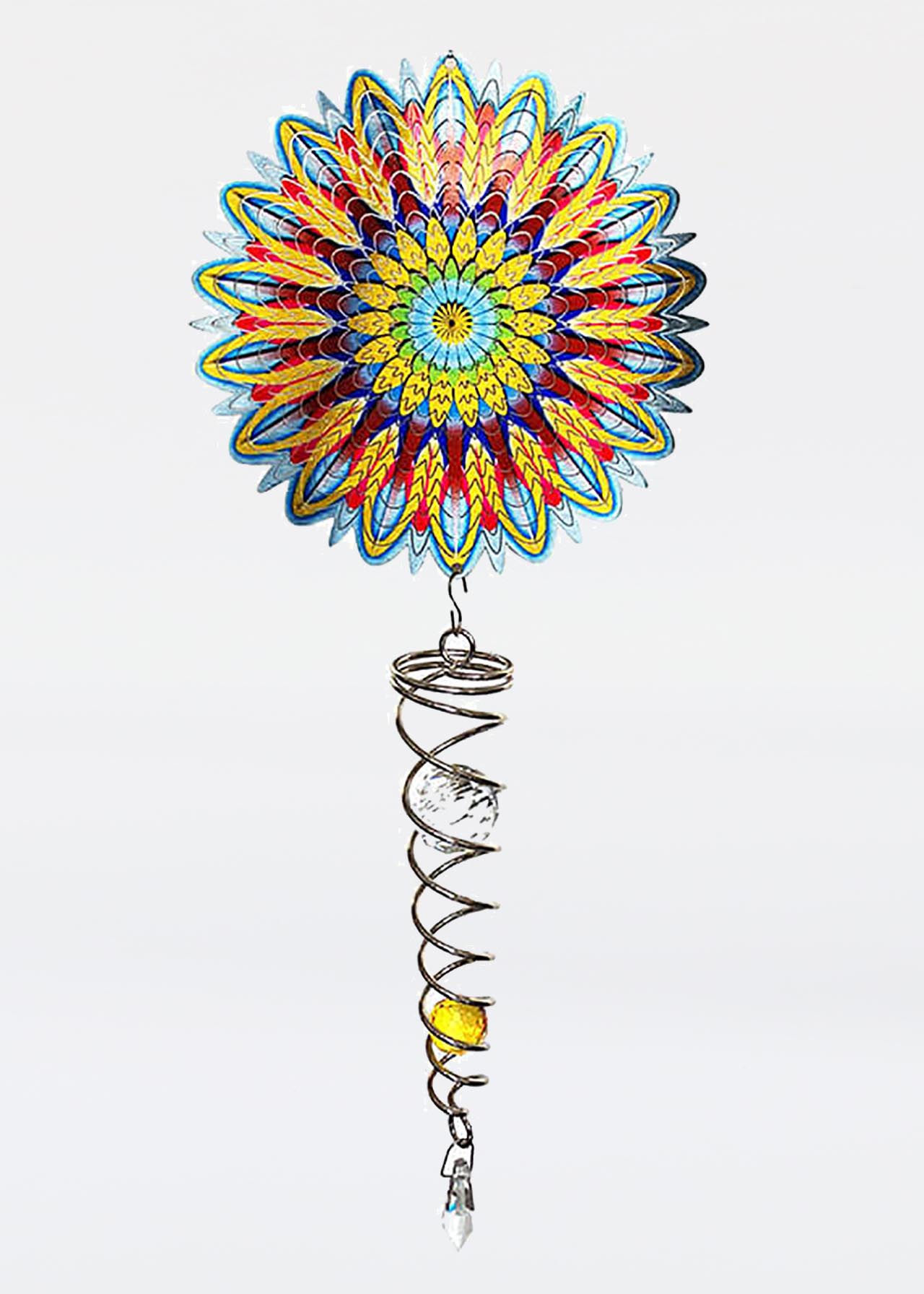 Mandala Flower Artist Crystal Tail