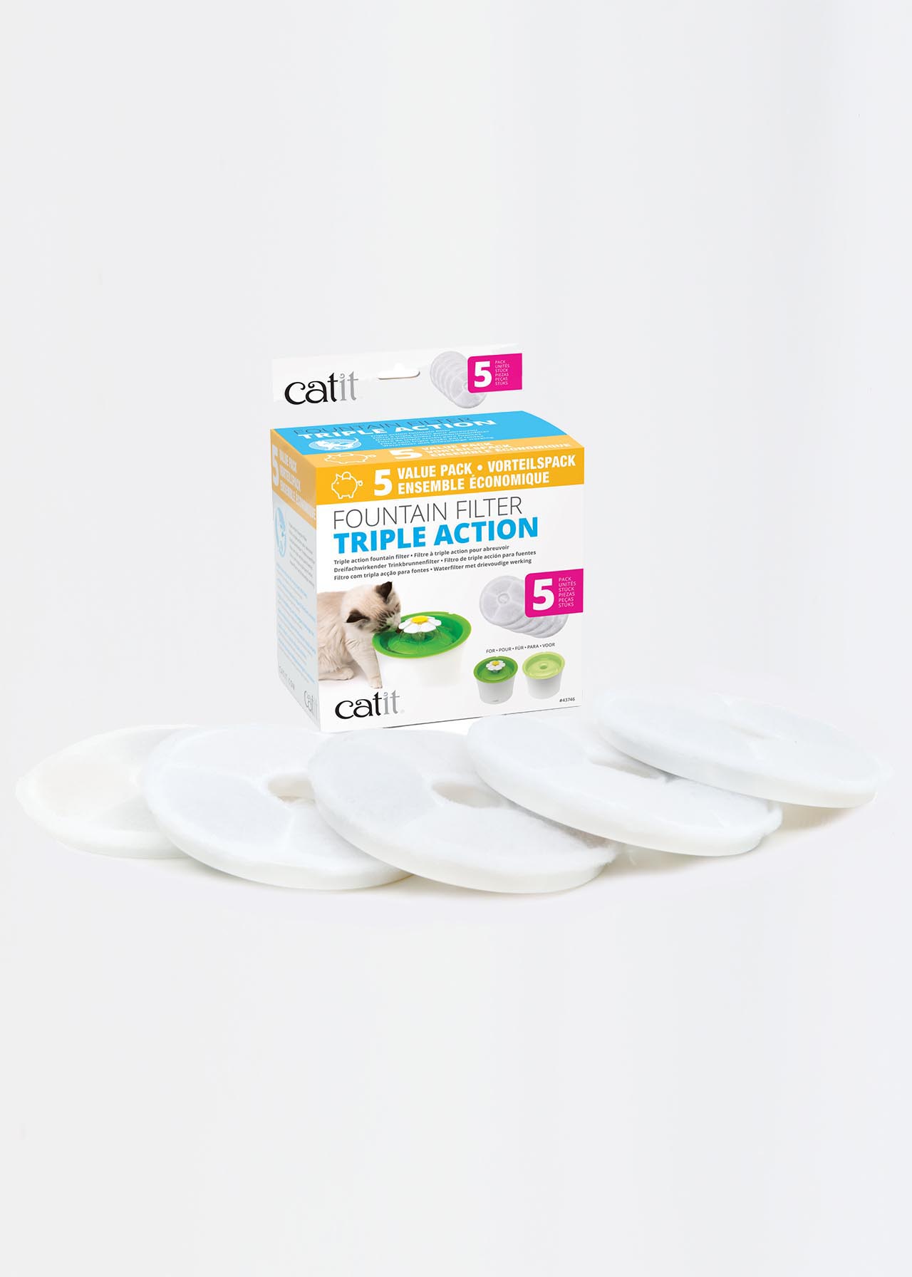 Catit Triple Action Filter 2pk