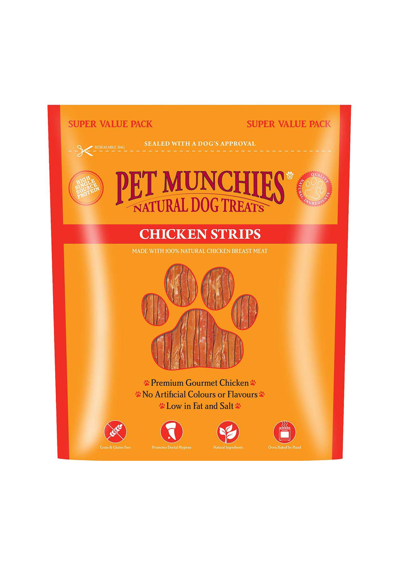 Pet Munchies Chicken Strips 320g | Dobbies Garden Centres