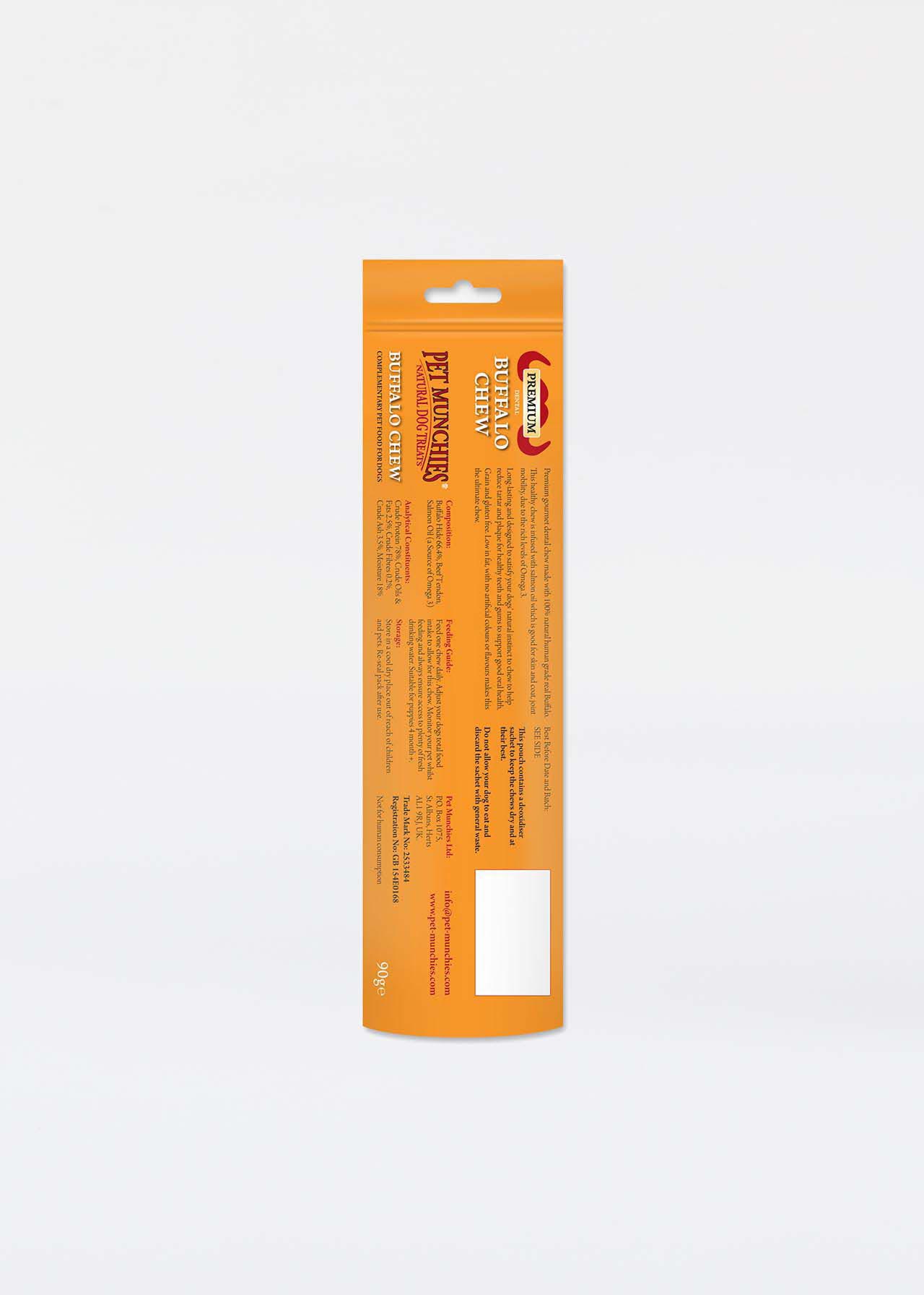 Pet Munchies Buffalo Chew 90g