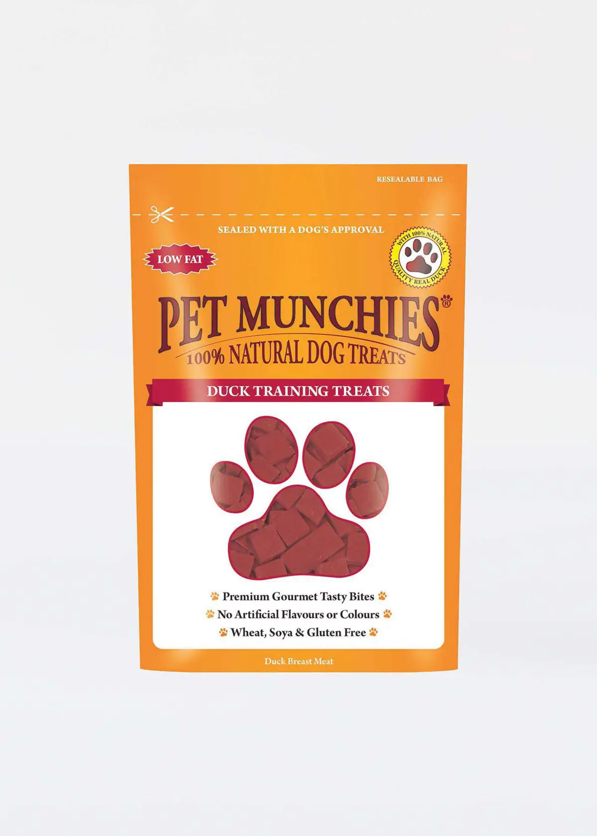 A photo of Pet Munchies Duck Dog Treats 50g