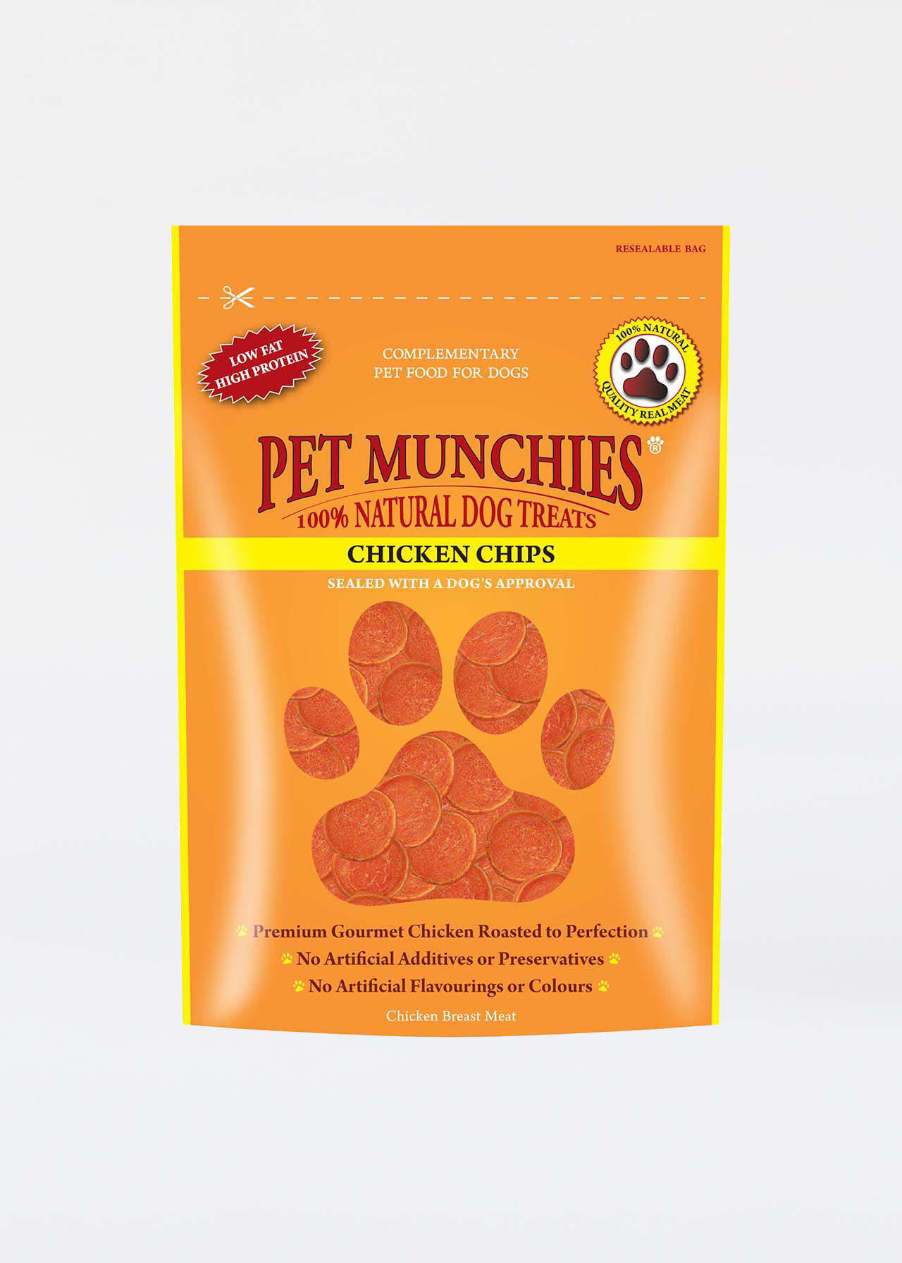 Pet Munchies Chicken Chips Dog Treats 100g