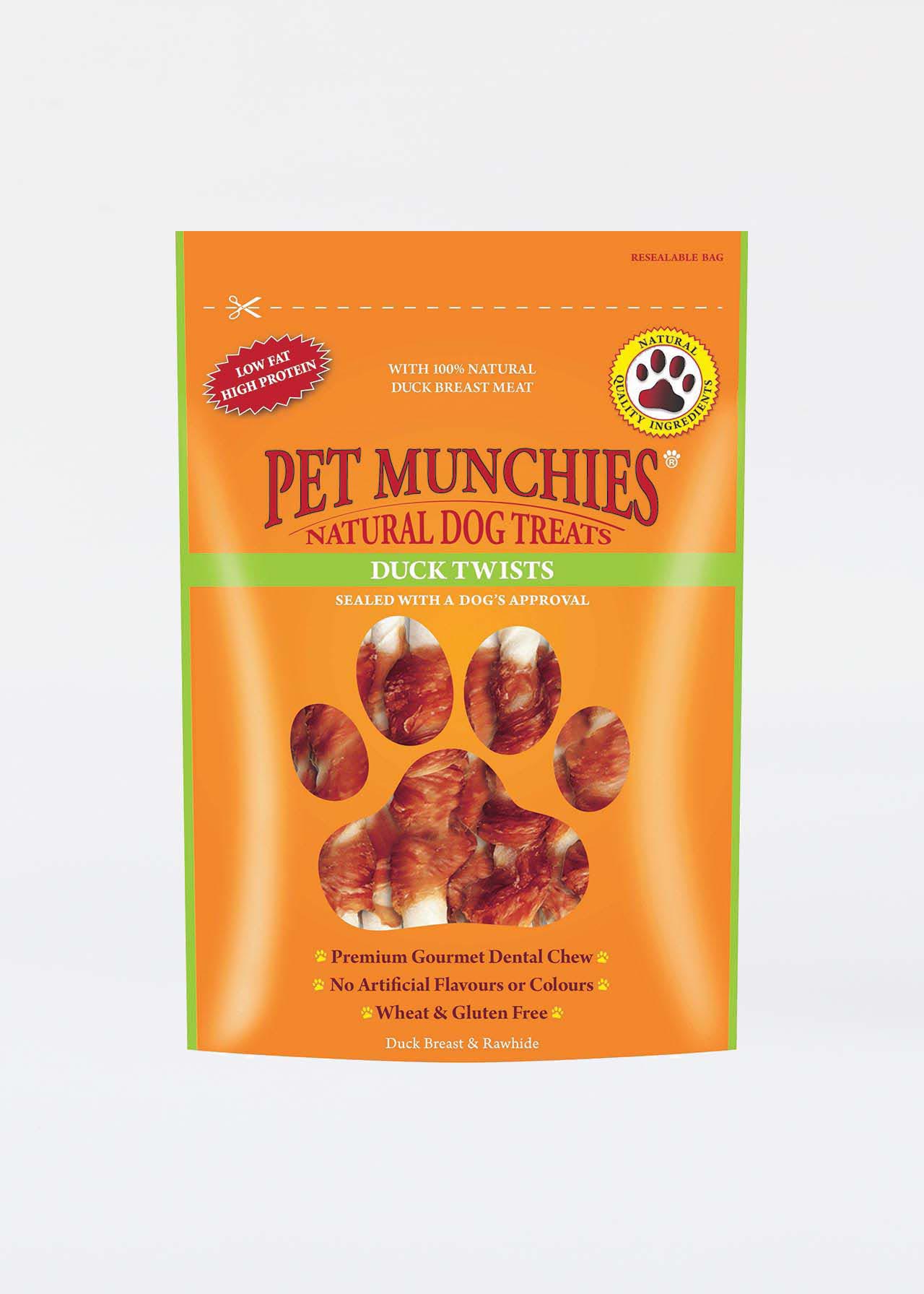 Pet Munchies Duck Twists 80g