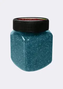 Fine Decorative Blue Glass Stones for Christmas Village 440g