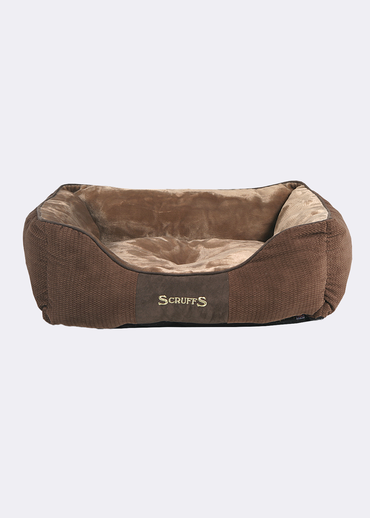 Scruffs Chester Box Dog Bed Medium Chocolate