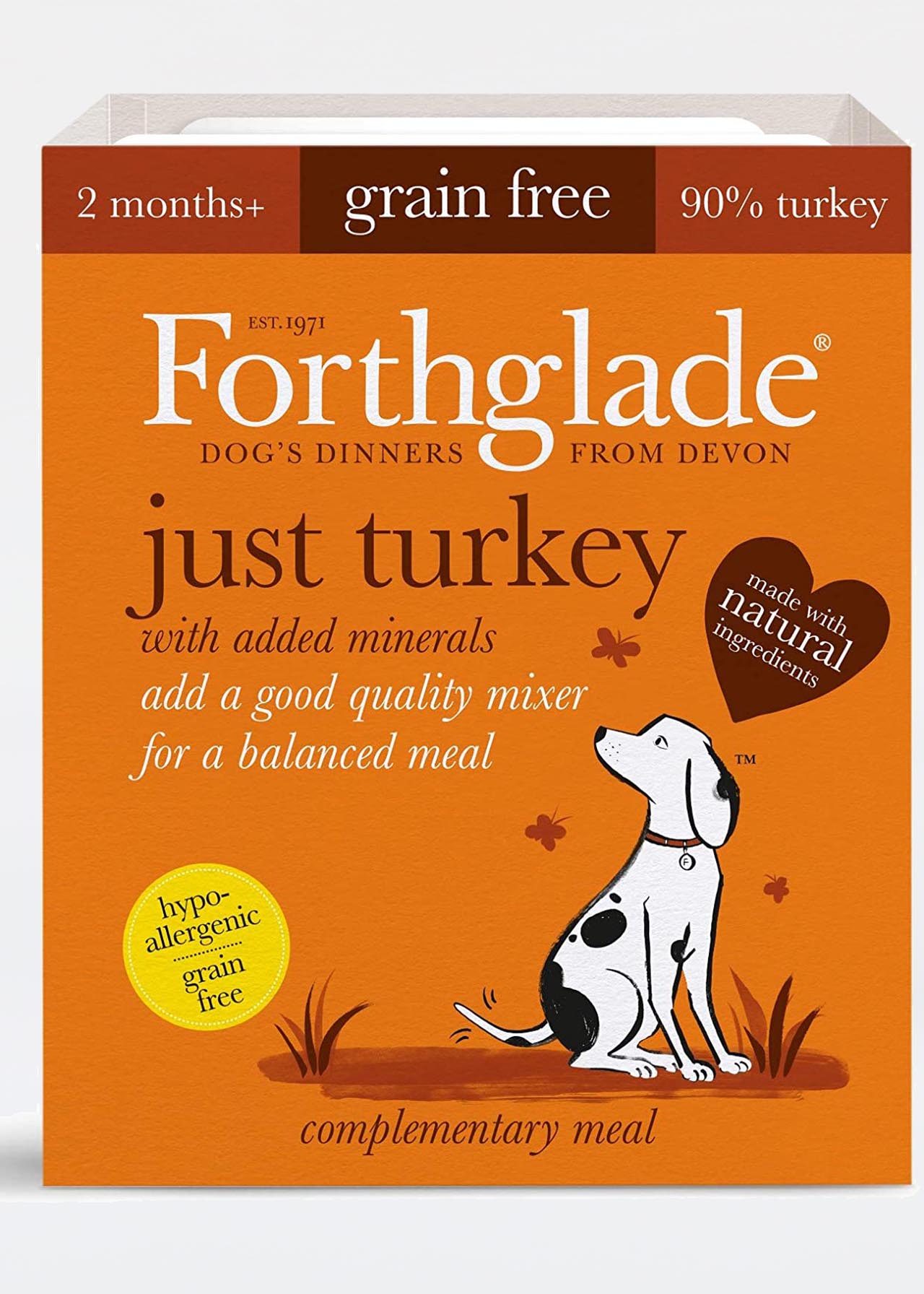 Forthglade Just Turkey (Grain Free) 395g