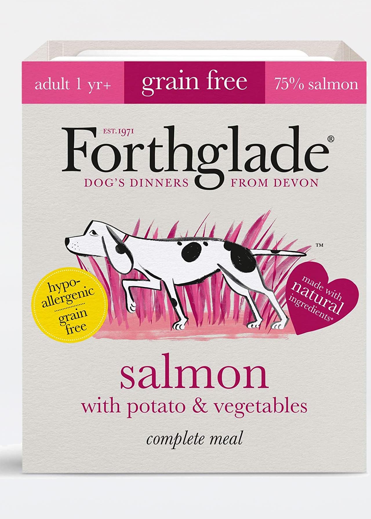 Forthglade Salmon with Potato & Veg 395g