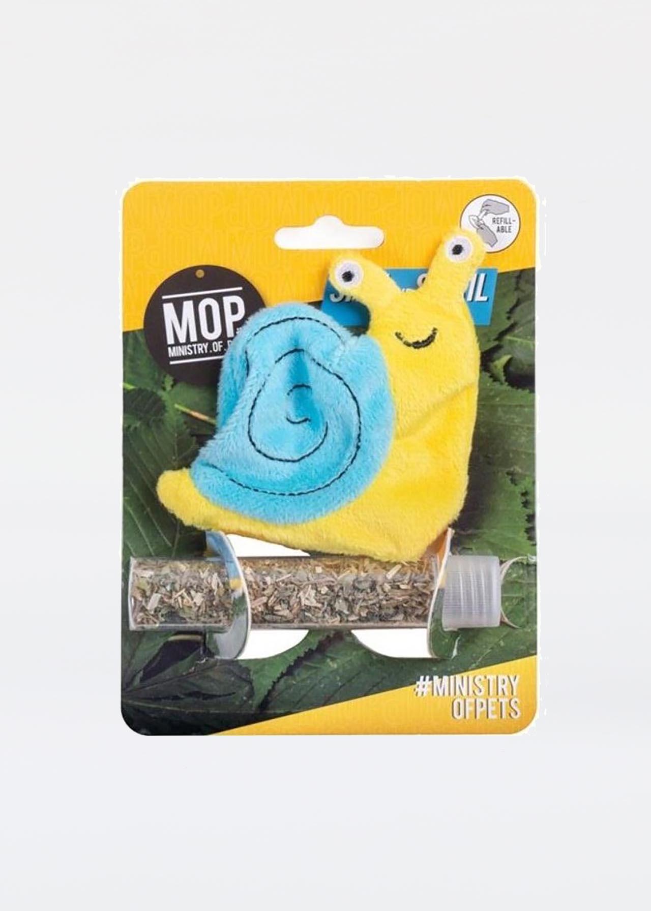 Sam The Snail Catnip Toy Tube