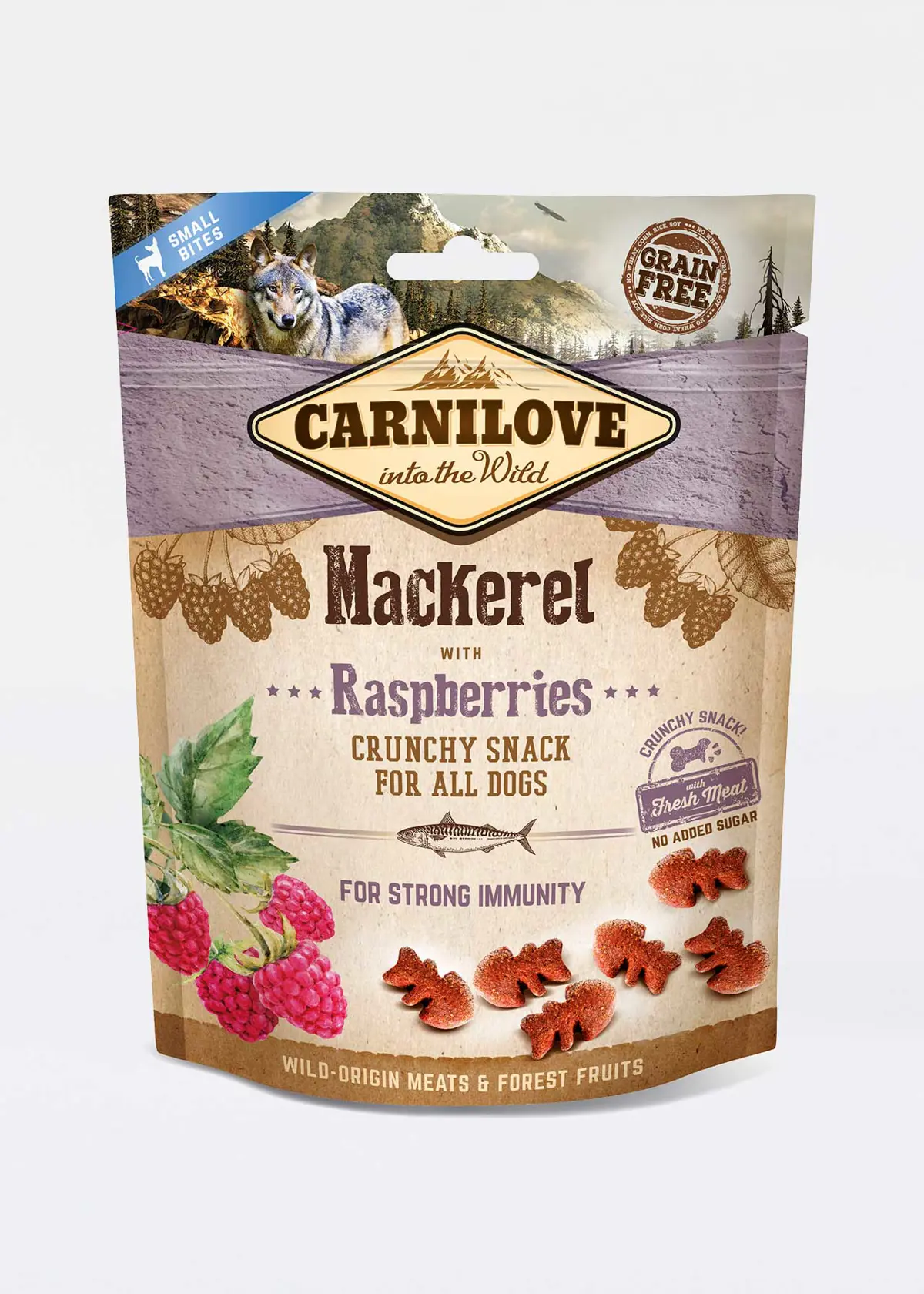 A photo of Carnilove Adult Mackerel Treats 200g