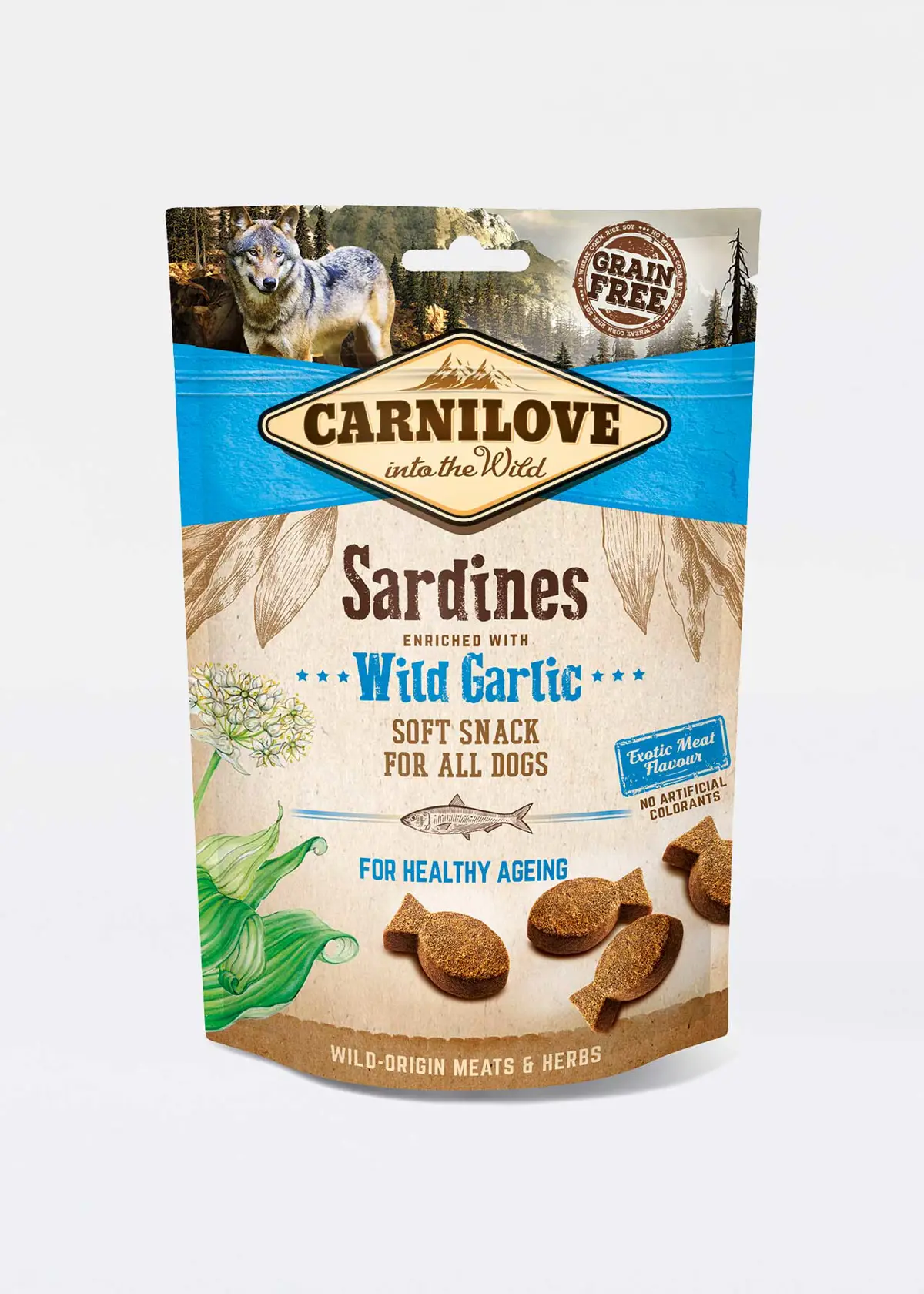 A photo of Carnilove Adult Sardines Treats 200g