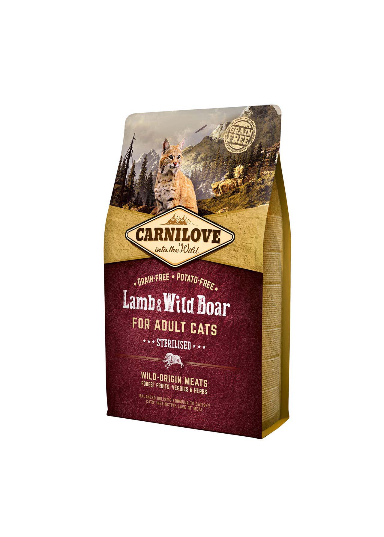 Carnilove Lamb & Boar (Grain Free) 2kg