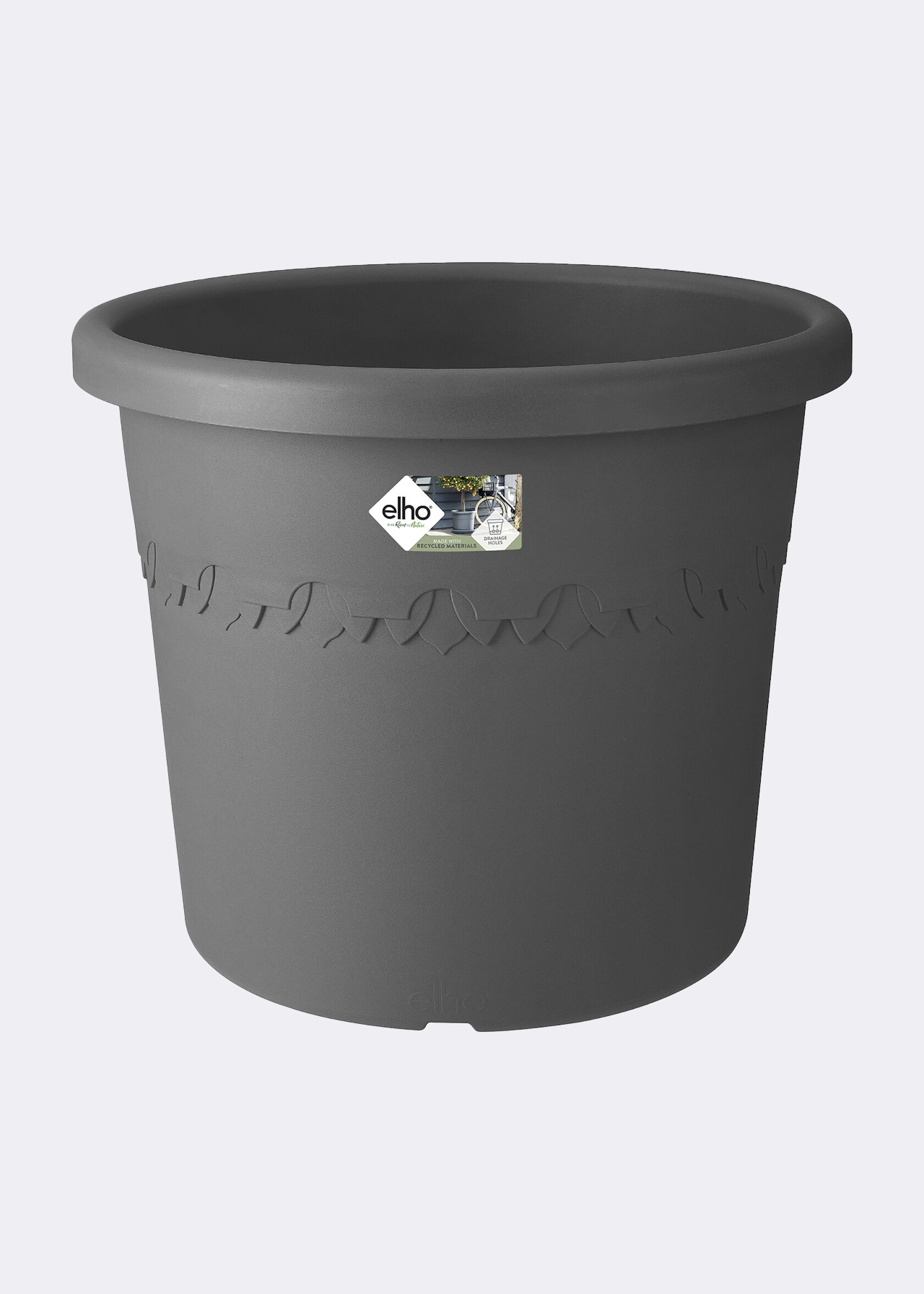 Elho Algarve Cilindro Pot With Wheels 48cm Anthracite