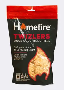 Homefire Wood Wool Natural Twizlers Firelighters