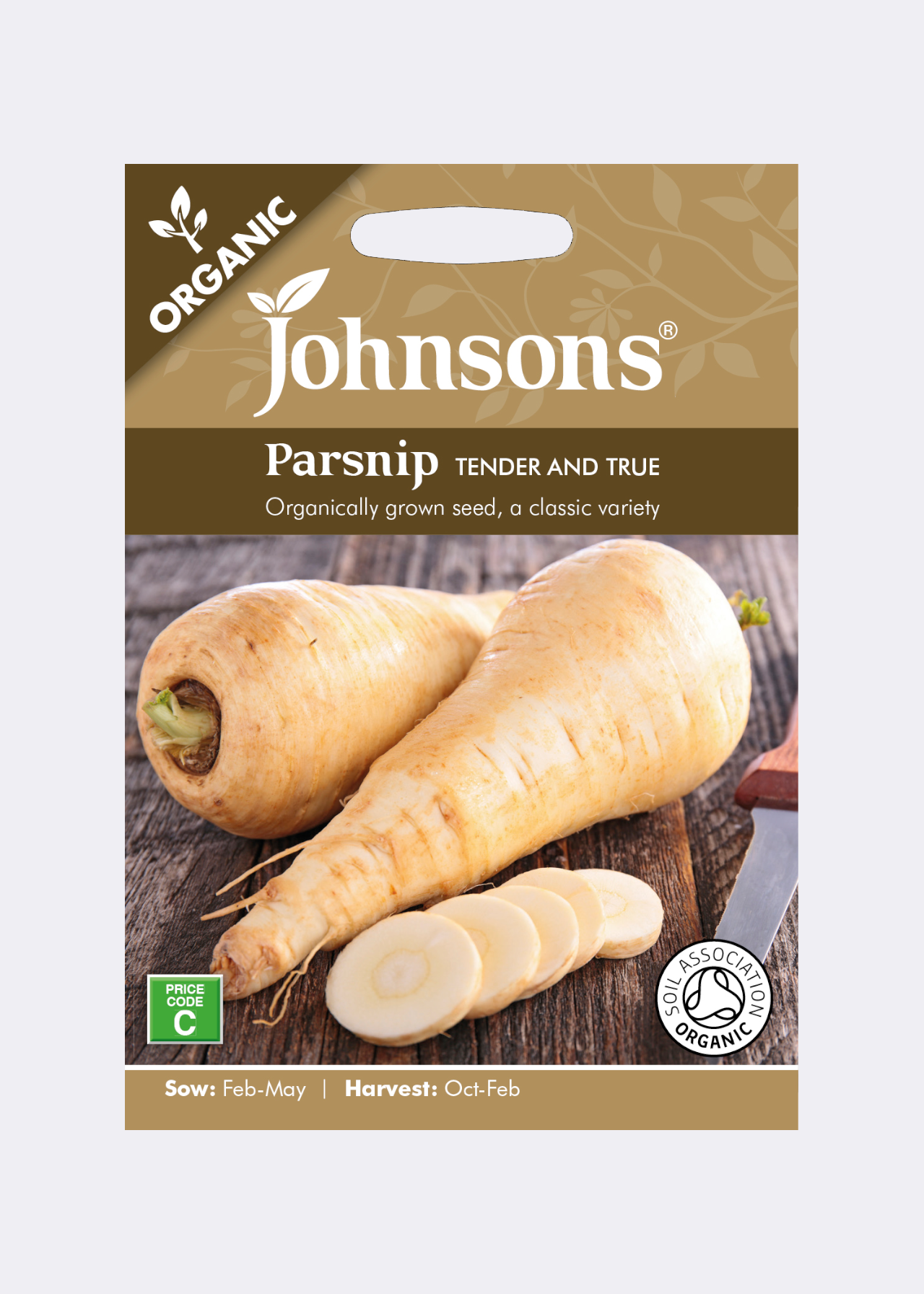 Organic Parsnip Tender & True Seeds
