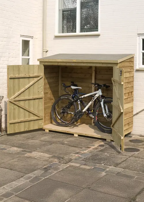 A photo of Overlap Outdoor Wooden Wallstore