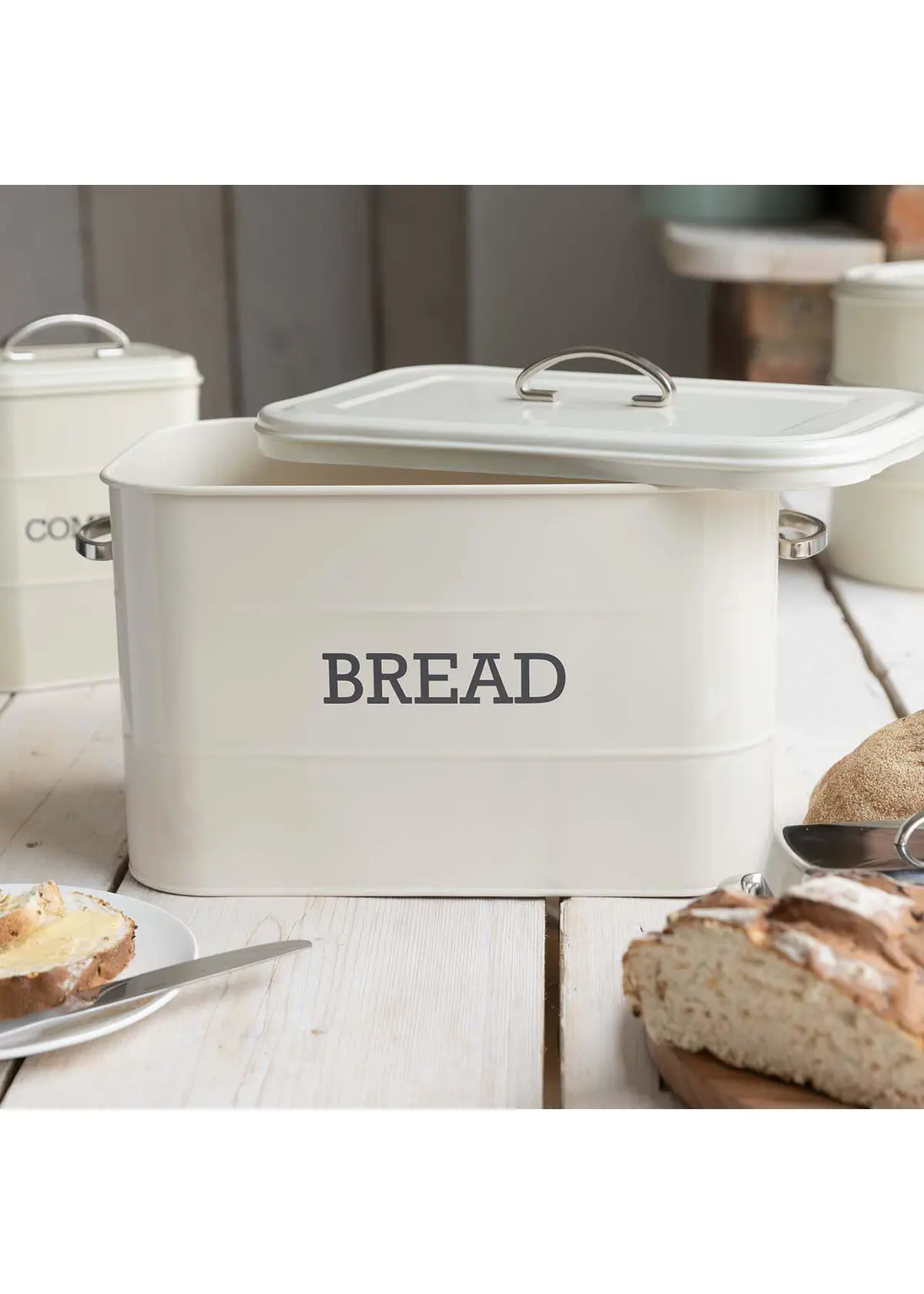 A photo of Bread Bin Cream