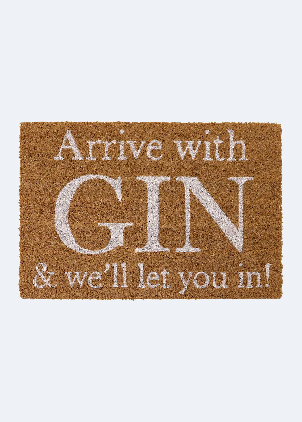 Gin Latex Coir Doormat 33.5 x 60cm Dobbies Garden Centres
