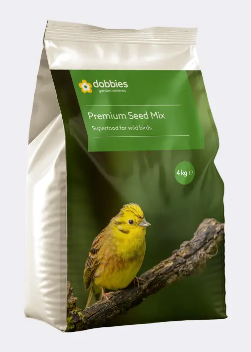 A photo of Dobbies Premium Seed Mix 4kg