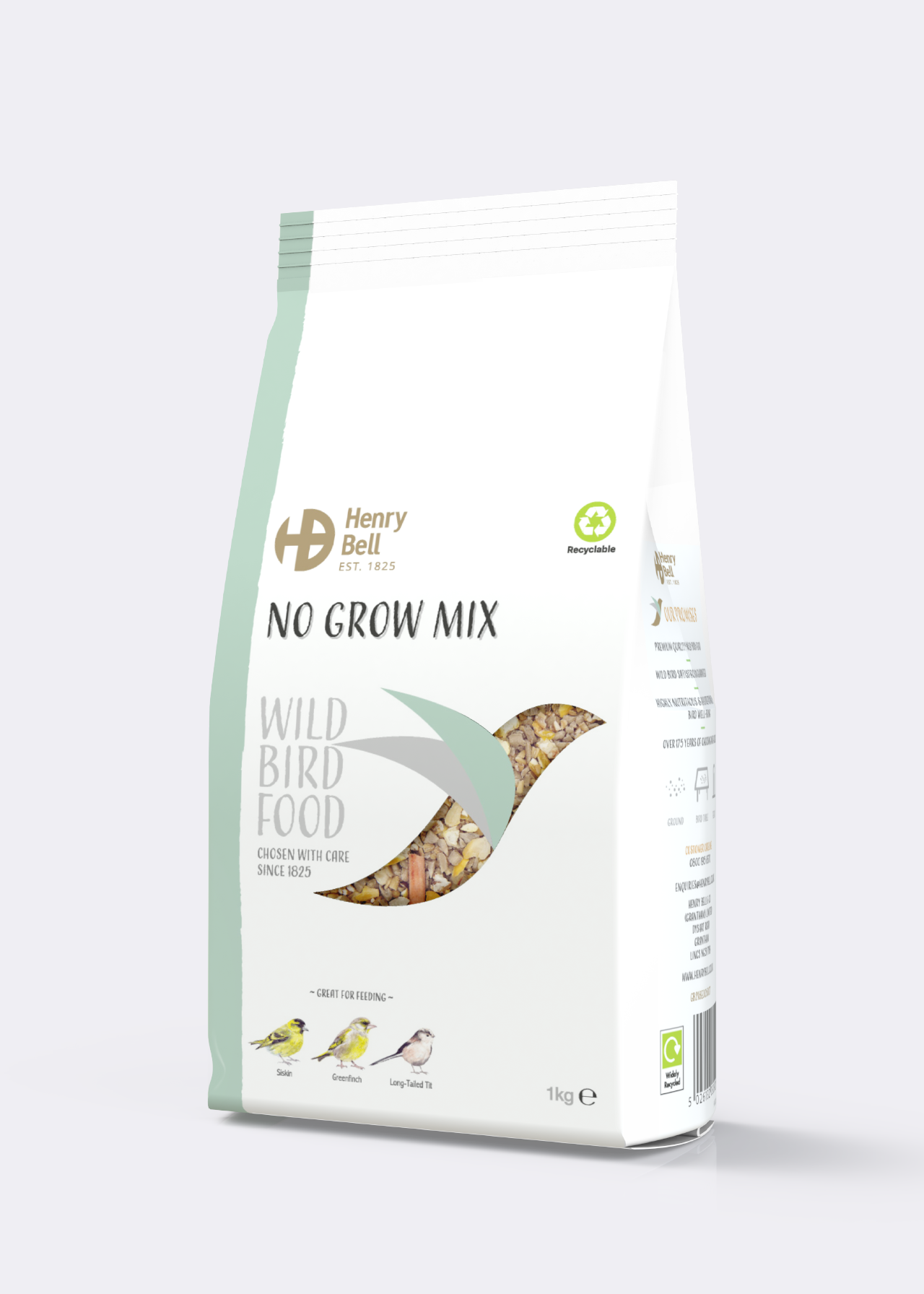 Henry Bell No Grow Mix Bird Food 1kg