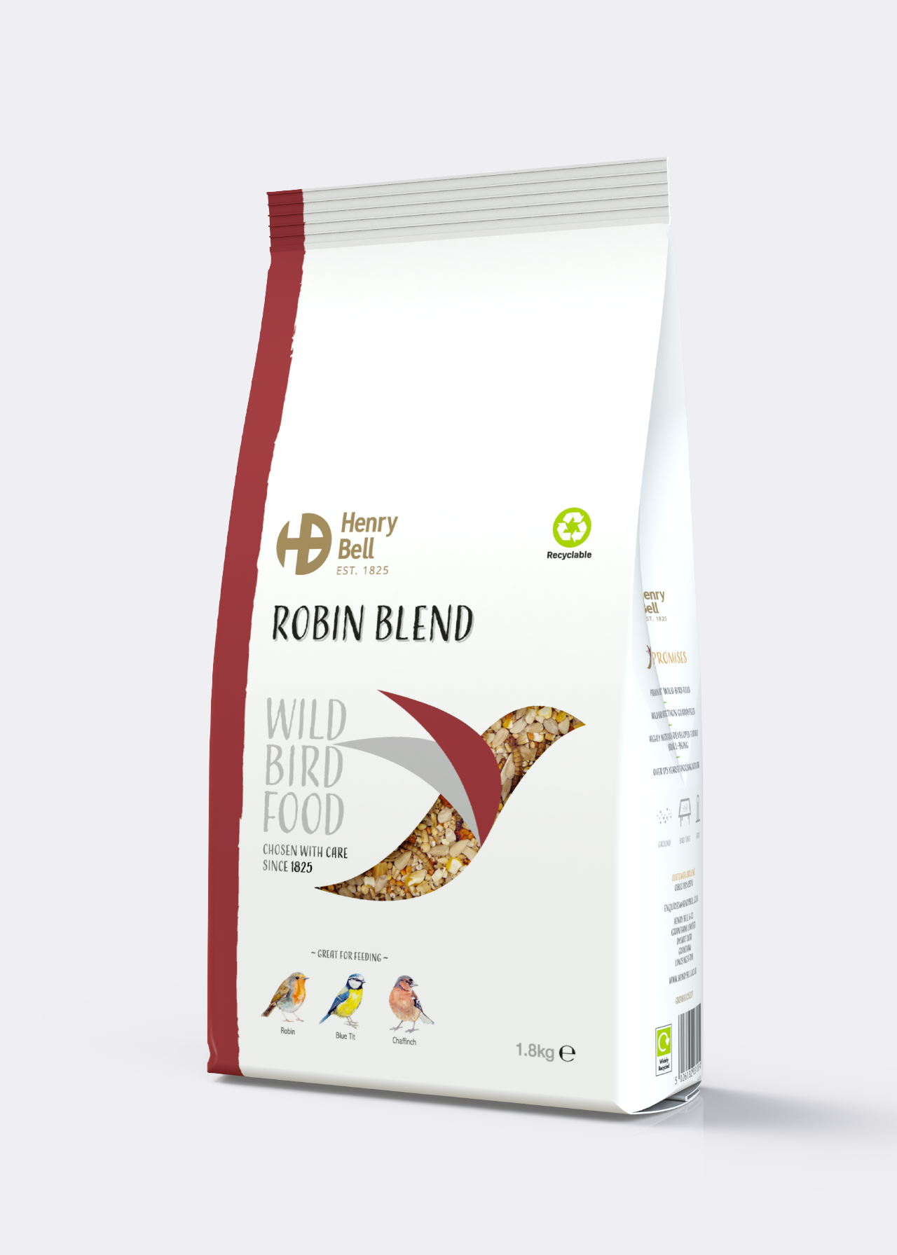 Henry Bell Robin Blend Bird Food 1.8kg