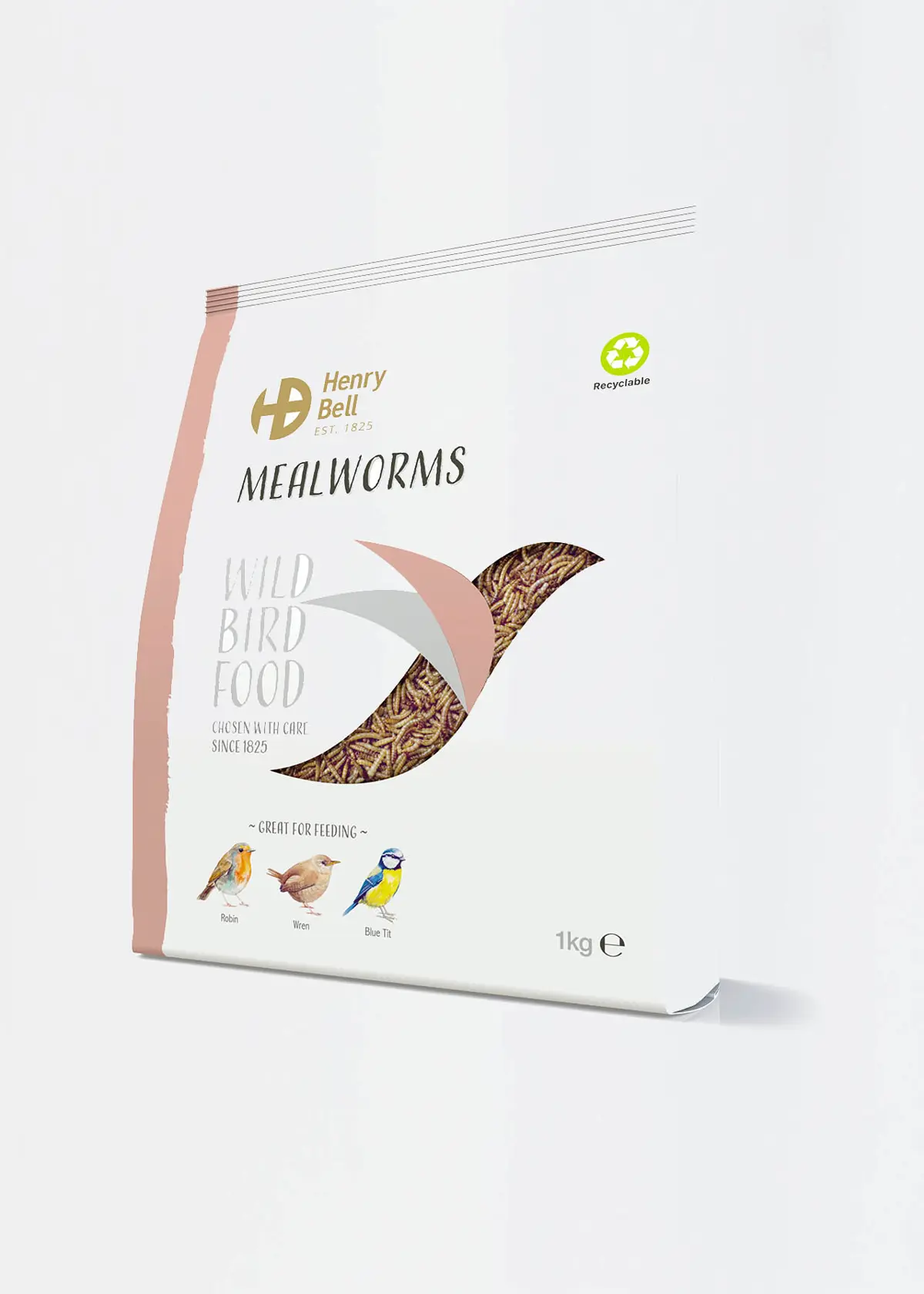 A photo of Henry Bell Mealworms 1kg