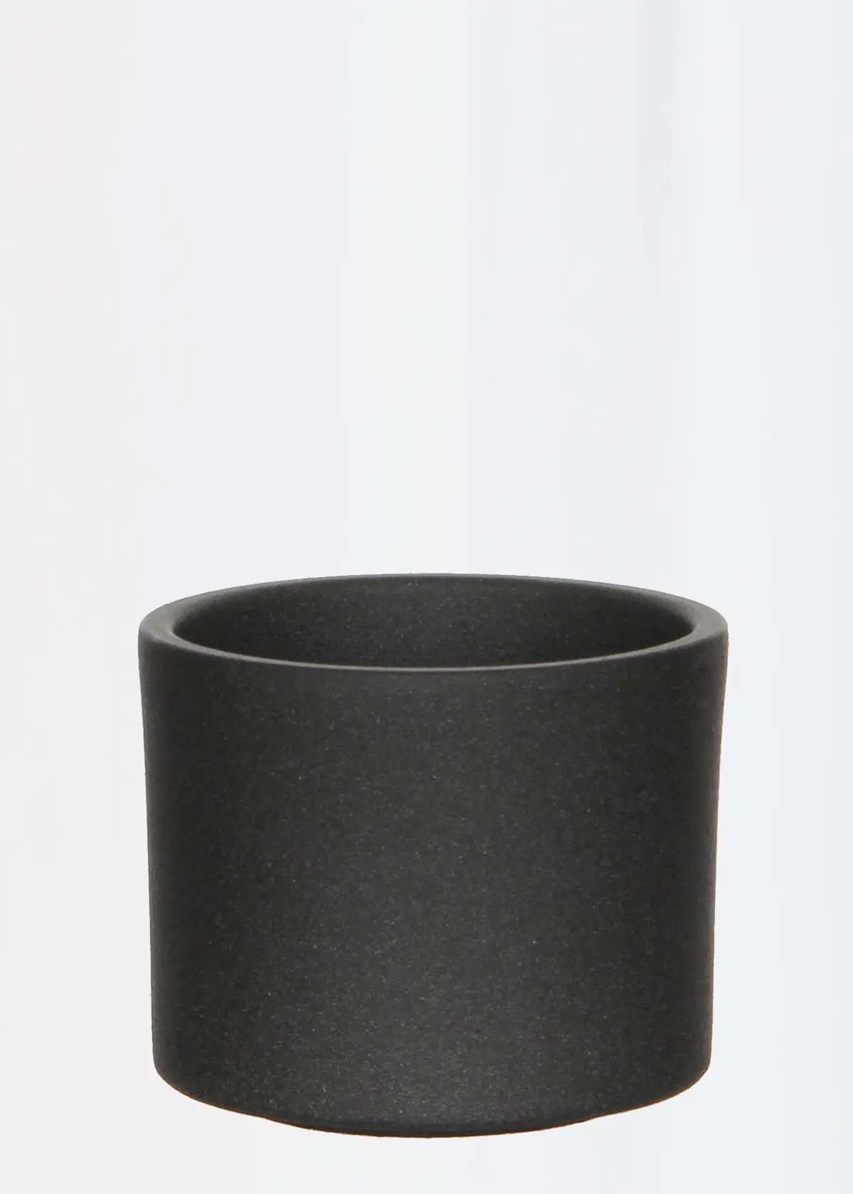A photo of Era Pot Round Dark Grey 10cm