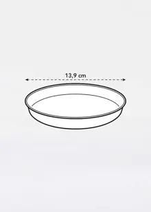 Elho Loft Urban Round Saucer 14cm Living Concrete
