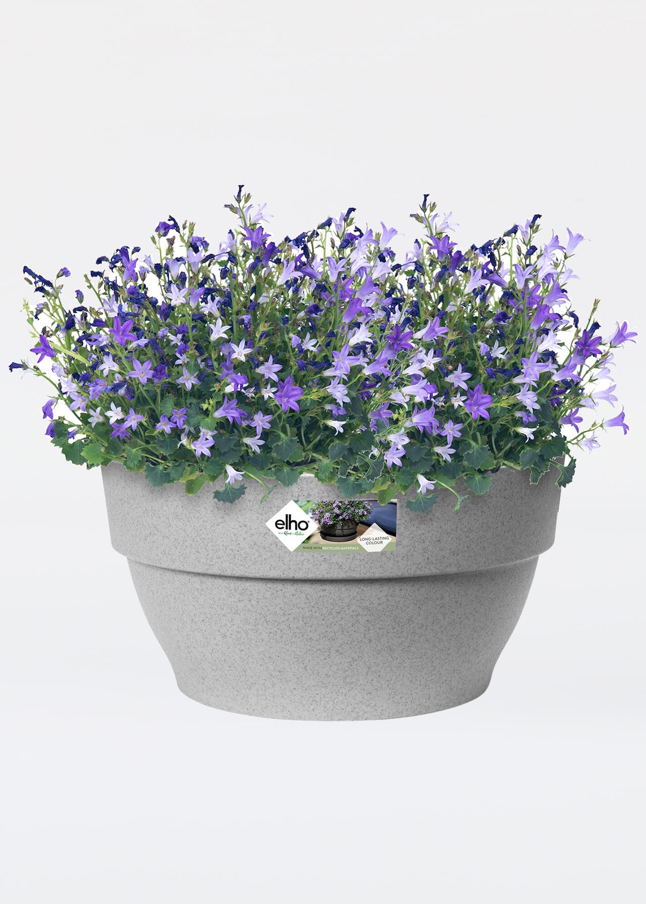 Elho Vibia Campana Bowl 27cm Concrete Dobbies Garden Centres