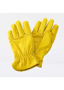 Men's Luxury Leather Gardening Gloves Large
